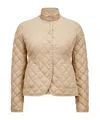 Moncler Beige Epin Puffer Jacket In Nude