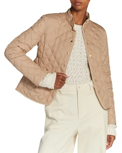 Moncler Epin Quilted Jacket In Beige