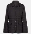 Moncler Epinal Quilted Down Jacket In Brown