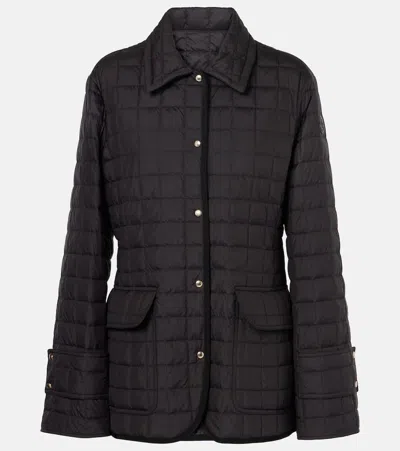 Moncler Epinal Quilted Down Jacket In Brown