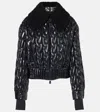 Moncler Epuyen Short Padded Jacket Black In Black