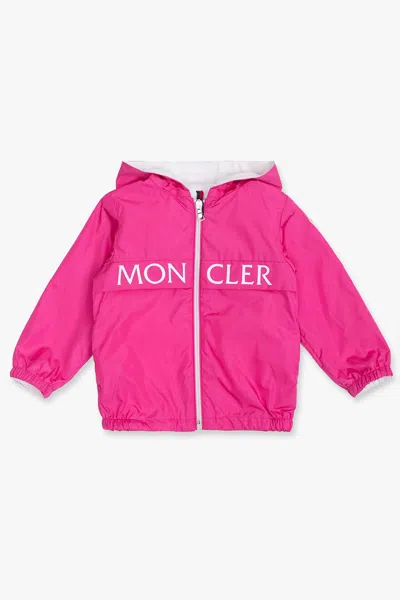 Moncler Kids' Erdvile Hooded Jacket In Pink