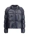 Moncler Women Erea Down Jacket In Blue