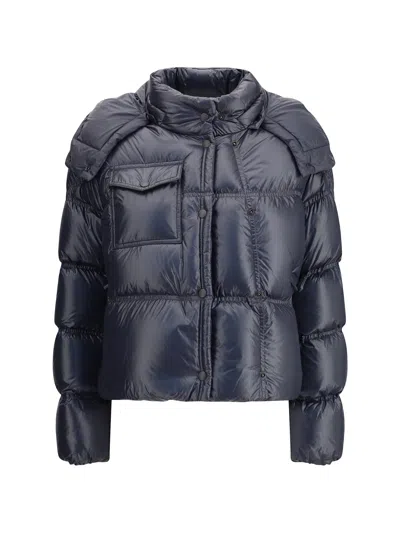 Moncler Erea Down Jacket In Blue