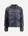 Moncler Women Erea Down Jacket In Blue