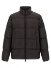 Moncler Dark Brown Nylon Erterle Down Jacket In Brown