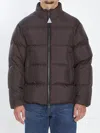 Moncler Dark Brown Nylon Erterle Down Jacket