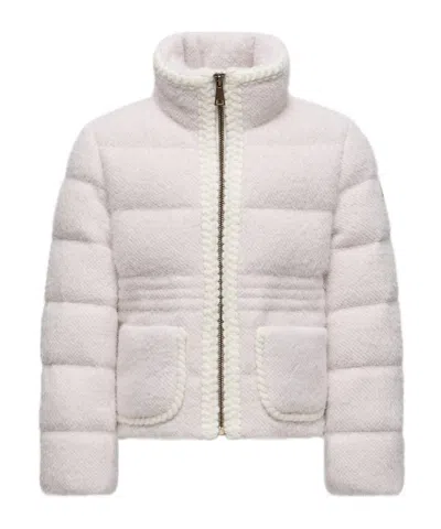 Moncler Erzenia Down Jacket In Gold
