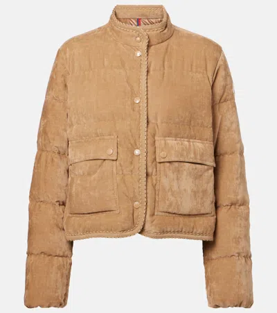 Moncler Essarts Jacket In Brown