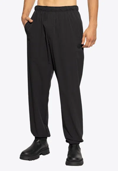 Moncler Essential Tapered Track Pants In Black