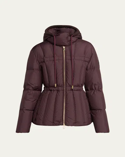 MONCLER ESTOM HOODED SLIM SHORT DOWN JACKET