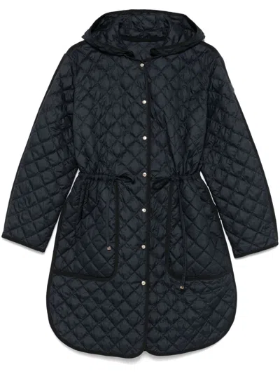 Moncler Etelan Coat In Navy