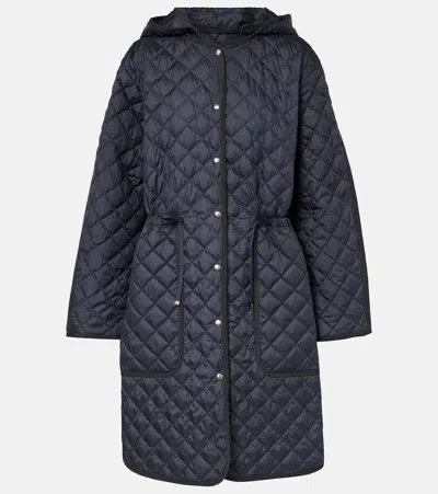 Moncler Etelan Quilted Down Jacket In Black