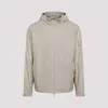 Moncler Etiache Zip-up Windbreaker Jacket In L Medium Beige