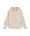 Moncler Etiache Hooded Windbreaker Jacket In Nude