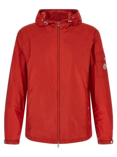 Moncler Etiache Puffer Jackets Red In Brown