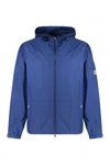Moncler Etiache Techno Fabric Jacket In Blue