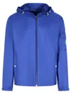 Moncler Etiache Techno Fabric Jacket In Blue