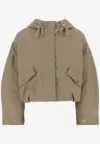 Moncler Eucalyptus Bomber Jacket In Green