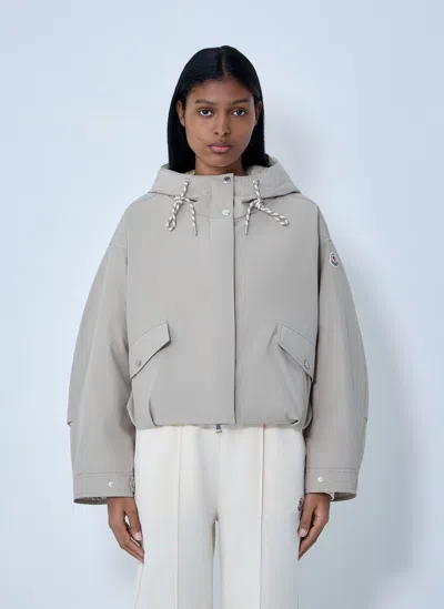 Moncler Eucalyptus Coat In Neutral