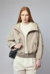 Moncler Eucalyptus Jacket In Neutral
