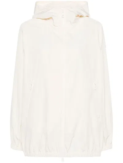 Moncler Euridice Nylon Blend Jacket In Natural
