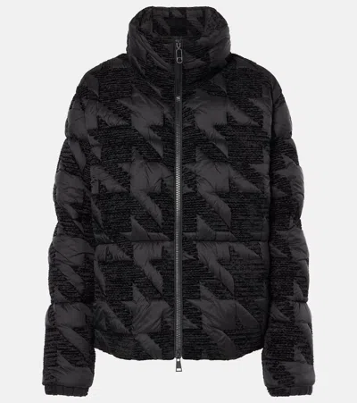 Moncler Evandra Cropped Down Jacket In Black