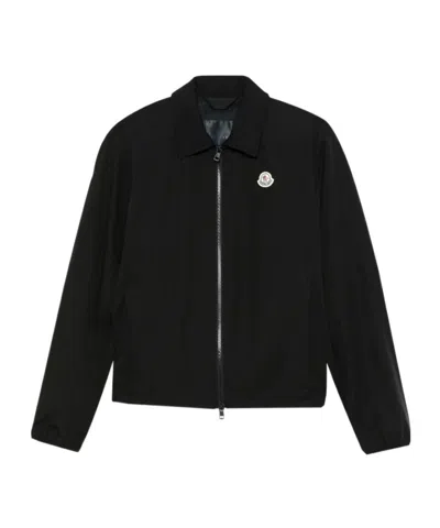 Moncler Evandro Shirt Jacket In Black