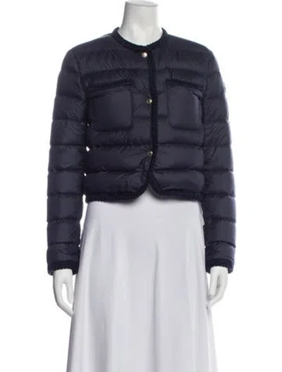 Pre-owned Moncler Evening Jacket In Blue