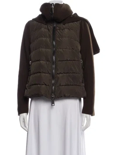 Pre-owned Moncler Evening Jacket In Green
