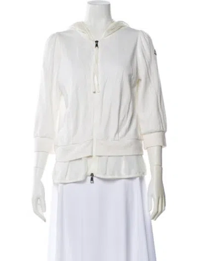 Pre-owned Moncler Evening Jacket In White