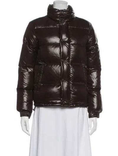 Pre-owned Moncler Everest Nylon Down Jacket In Brown