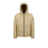 Moncler Evettes Nylon Down Jacket In Beige