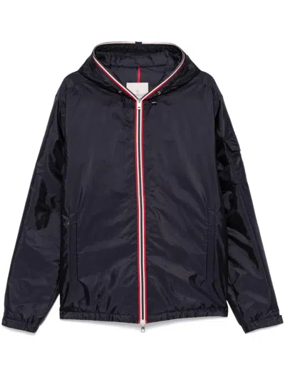 Moncler Evettes Jacket With Hood In Blue