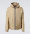 Moncler Evettes Nylon Down Jacket In Sand