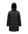 Moncler Exe Padded Coat In Black