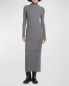 Moncler Turtleneck Sweater Dress In Black