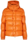 Moncler Extraordinary Forever Maya Quilted Shell Jacket In Orange