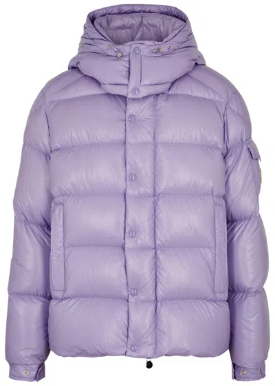 Moncler Extraordinary Forever Maya Quilted Shell Jacket In Purple