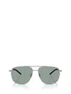 Moncler Eyewear Aviator Frame Sunglasses In Gray