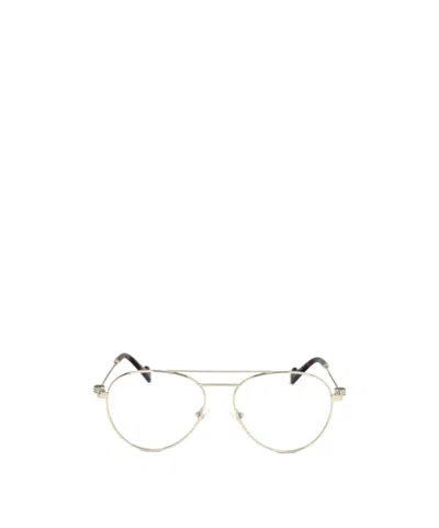 Moncler Eyewear Aviator Glasses In Nude