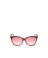 Moncler Eyewear Buterfly Frame Sunglasses In Pink