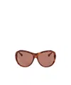 Moncler Eyewear Butterfly Frame Sunglasses In Pink
