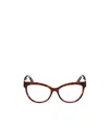 MONCLER MONCLER EYEWEAR CAT-EYE FRAME GLASSES