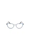 Moncler Eyewear Cat-eye Frame Glasses In White