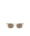 Moncler Eyewear Claro Squared Sunglasses In White
