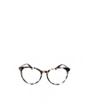 MONCLER MONCLER EYEWEAR OVAL FRAME GLASSES