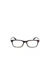 Moncler Eyewear Rectangular Frame Glasses In Black