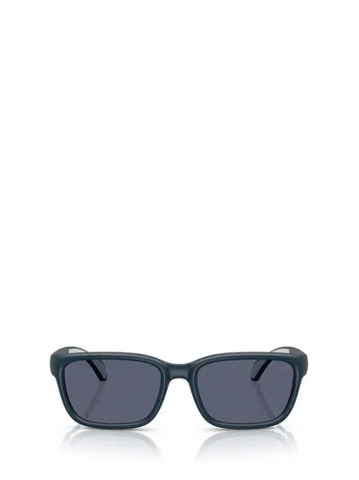 Moncler Injected Slicka Me8002 Sunglasses In Blue