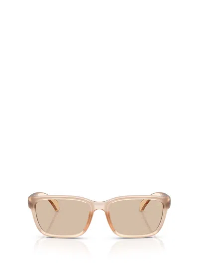 Moncler Eyewear Rectangular Frame Sunglasses In Brown